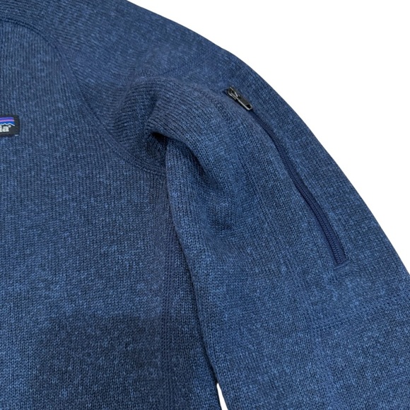 Patagonia Better Sweater Navy Blue Fleece 1/4 Zip Jacket Womens Size Small - Picture 4 of 7